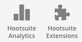 Hootsuite Analytics and Extensions Icons